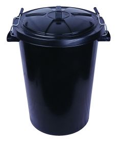 85LTR BLACK REFUSE BIN