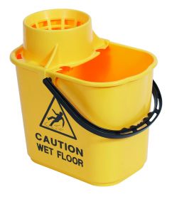 15LTR PROFESSIONAL MOP BUCKET C/W WRINGER