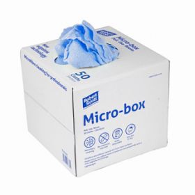 MICROFIBRE MICRO BOX 30X30CM (BOX 50) BLUE