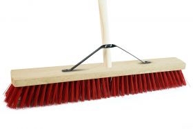 24" PVC BROOM C/W METAL STAY