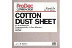 CONTRACTOR COTTON TWILL DUST SHEET 12' X 9'