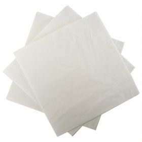 White 1ply napkin