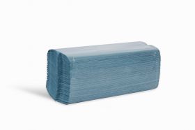 C-FOLD HAND TOWELS BLUE 1 PLY (BOX 2640)