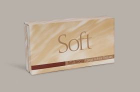 2 PLY WHITE MANSIZE FACIAL TISSUE BOX 100