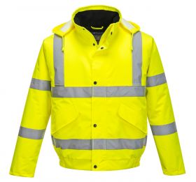 HI-VIS BOMBER JACKET YELLOW