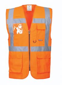 HI-VIS EXECUTIVE VEST YELLOW/ORANGE